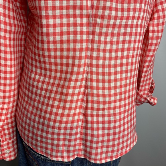 Frank Eileen size M Barry line plaid women’s shirts button down - Picture 4 of 11